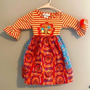 3T Bonnie Jean turkey dress